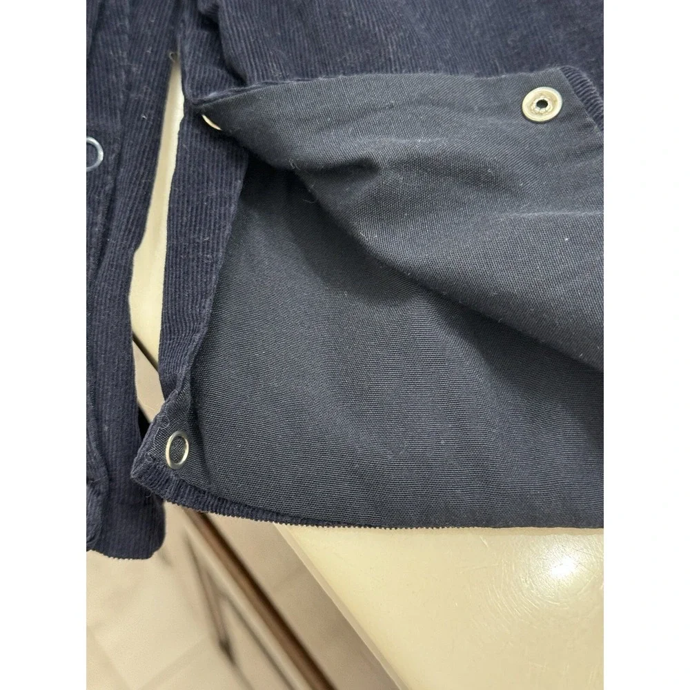 Zuccini Kids  Blue Corduroy Longall Overall Size 9 Months Train Jon‎ Jon Romper